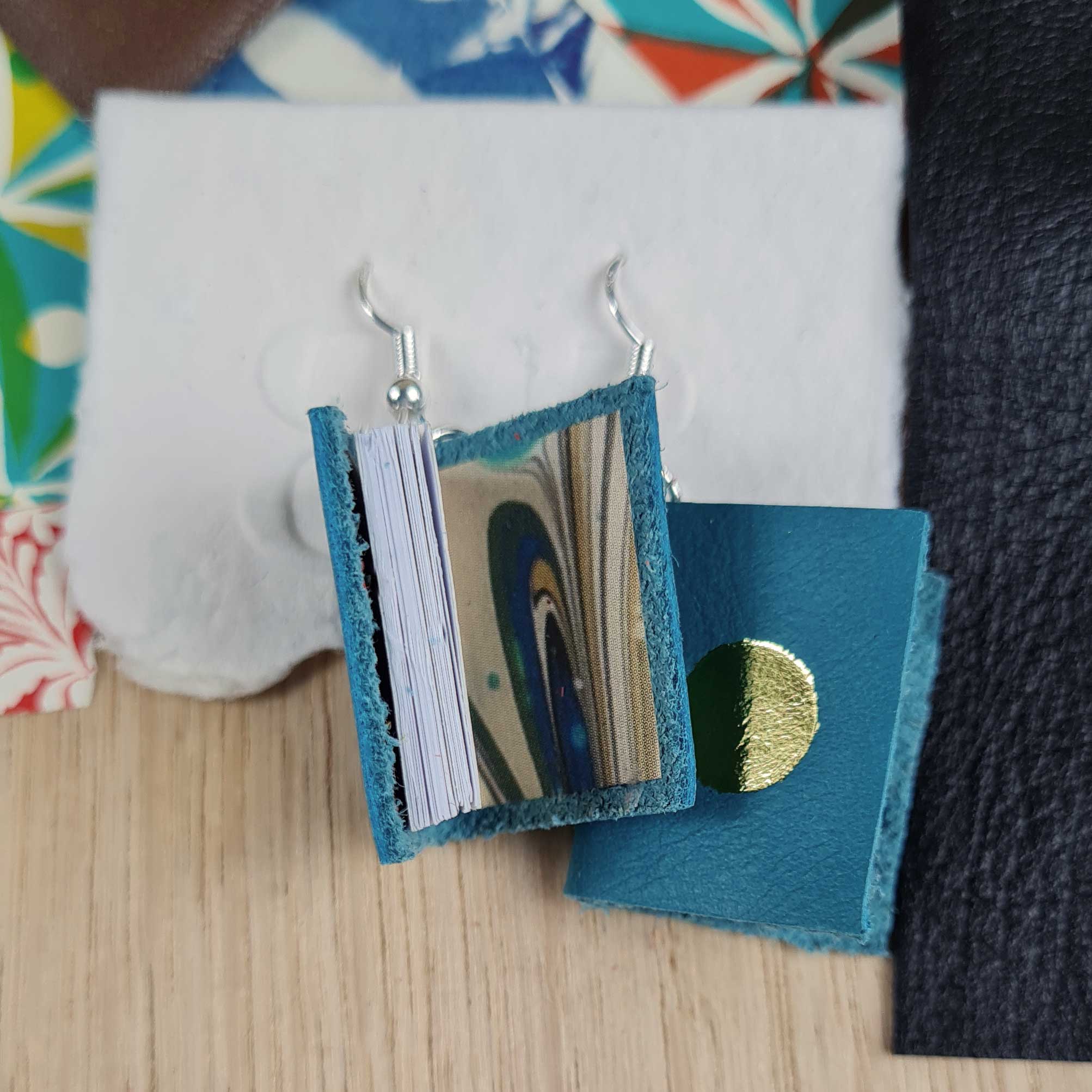 Miniature Book Earrings - Image 5