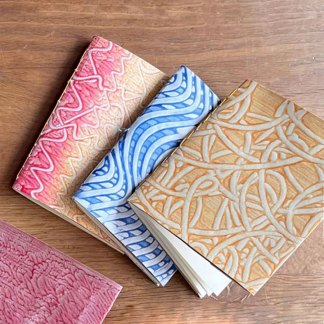 Paste Papers and Sewn Books Workshop