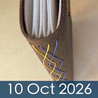 Leather Cross Stitch Book Workshop