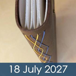 Leather Cross Stitch Book Workshop